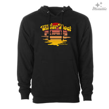 Load image into Gallery viewer, Drag Men's Glitter Boat Black 8.5oz Hoodie