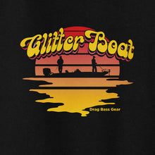 Load image into Gallery viewer, Drag Men's Glitter Boat Black 8.5oz Hoodie