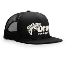 Load image into Gallery viewer, Drag Large Mouth Black Old School Foam Front Trucker Hat