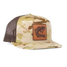 Load image into Gallery viewer, Drag Desert Sands Camo Flatbill Snapback Trucker Hat