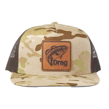 Load image into Gallery viewer, Drag Desert Sands Camo Flatbill Snapback Trucker Hat