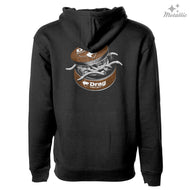Drag Men's Snuff Black 10oz Heavy Duty Hoodie - Drag Bass Gear