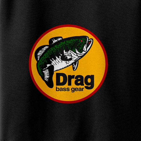 Drag Men's Logo Black Poly Tech Shirt