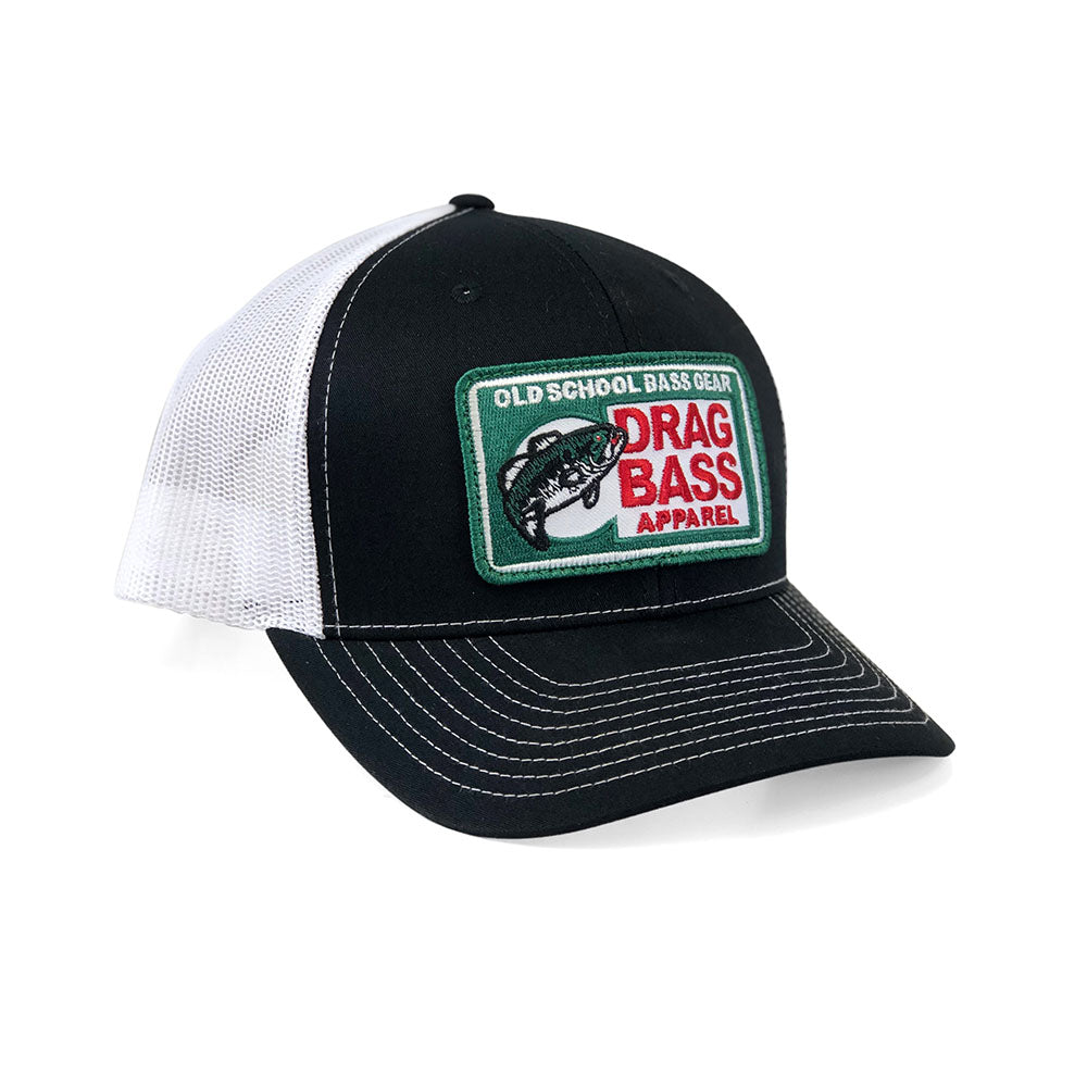 Drag Big Chief Black/White Snapback Trucker Hat – Drag Bass Gear