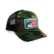 Drag Big Chief Camo Snapback Trucker Hat - Drag Bass Gear