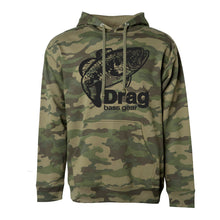 Load image into Gallery viewer, Drag Men&#39;s Large Mouth Camo 8.5oz Hoodie
