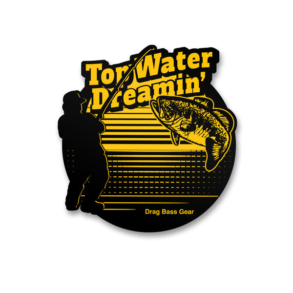 Drag Bass Gear Top Water Dreamin' Sticker - 5