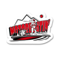 Drag Bass Gear Motorboatin' Sticker - 5