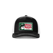 Load image into Gallery viewer, Drag Lip Ripper Black/White Snapback Trucker Hat
